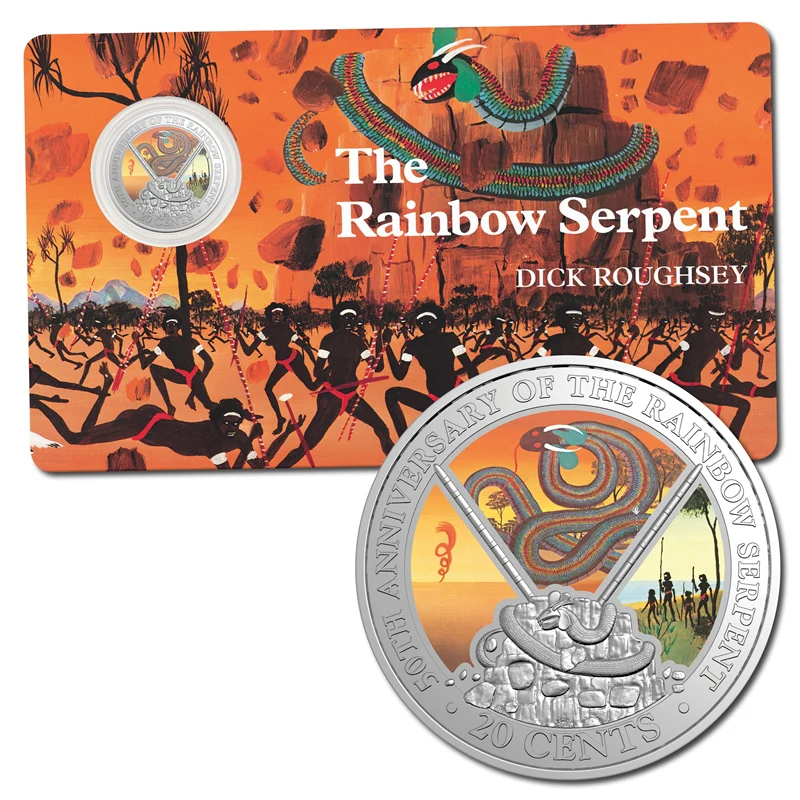 20c 2025 The Rainbow Serpent UNC