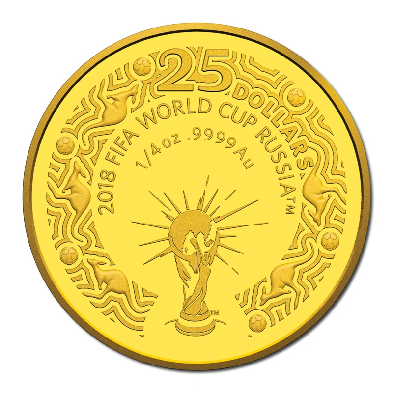 $25 2018 FIFA World Cup 1/4oz Gold Proof
