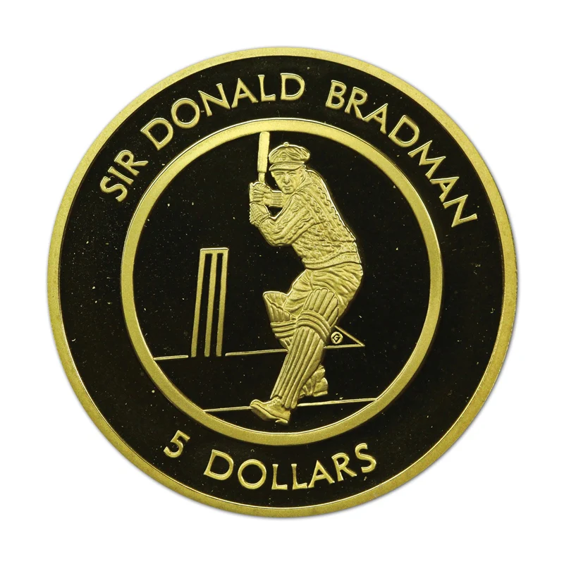 $5 1996 Sir Donald Bradman Al/Bronze Proof