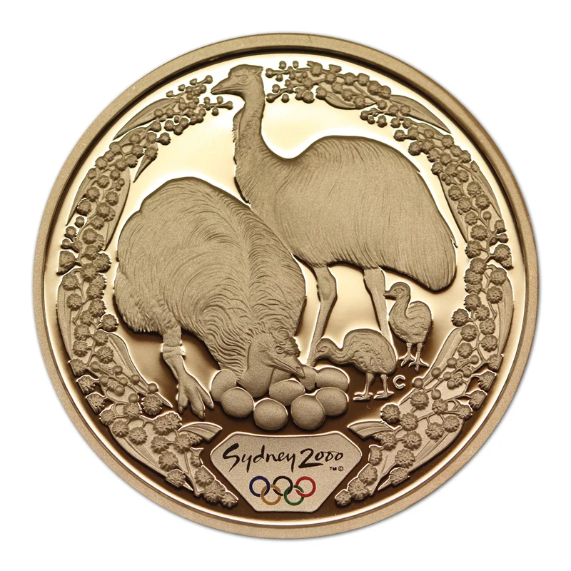 $5 2000 Olympic - Emu & Wattle Silver Proof