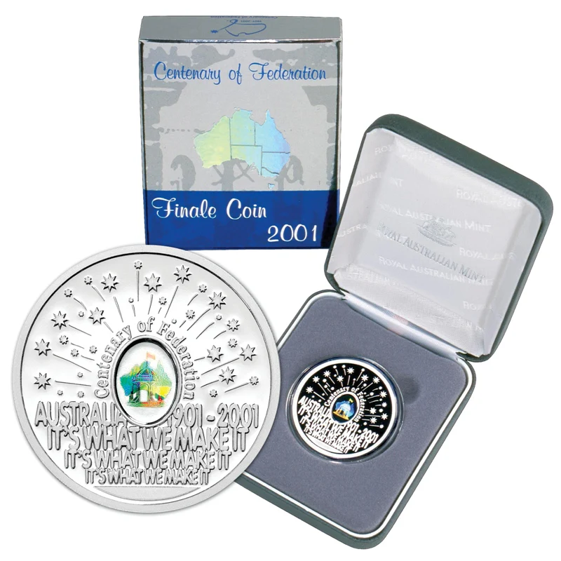 $5 2001 Federation Hologram Finale Silver Proof