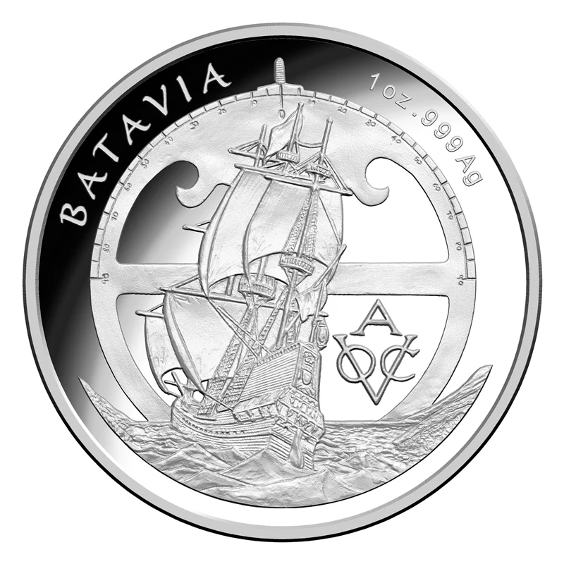 $5 2015 VOC Batavia Drama On The High Seas Silver Proof - Image 2