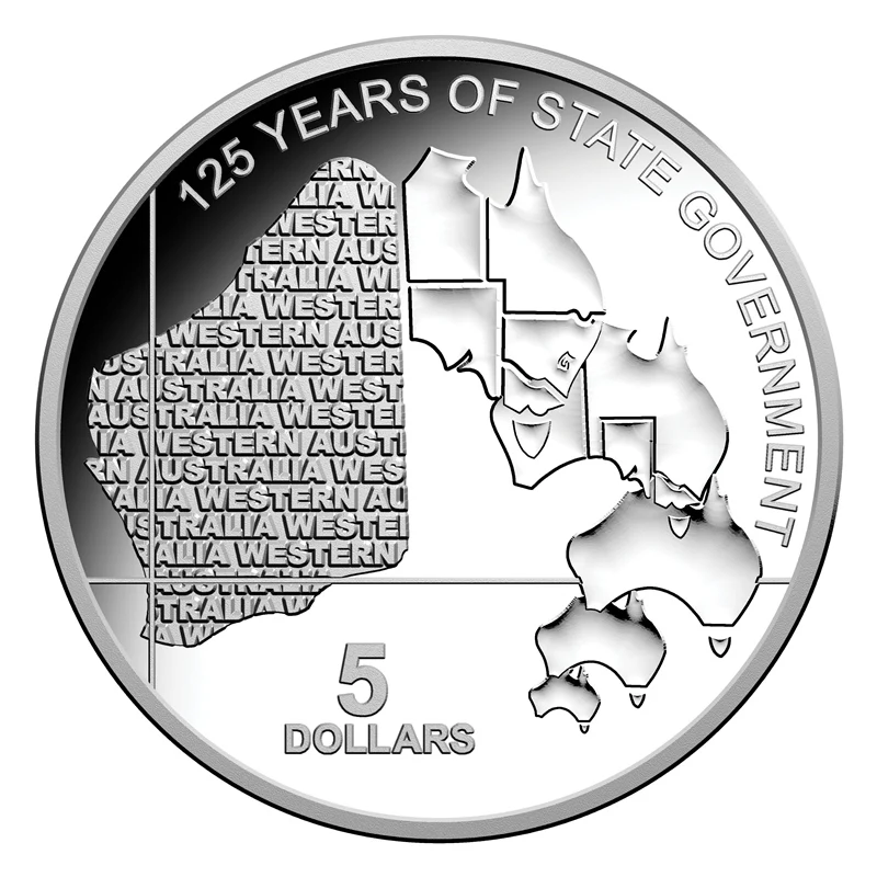 $5 2015 WA Government 125th Silver Proof - Image 2
