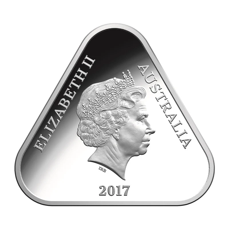 $5 2017 Front Line Angels Triangle Silver Proof - Image 3