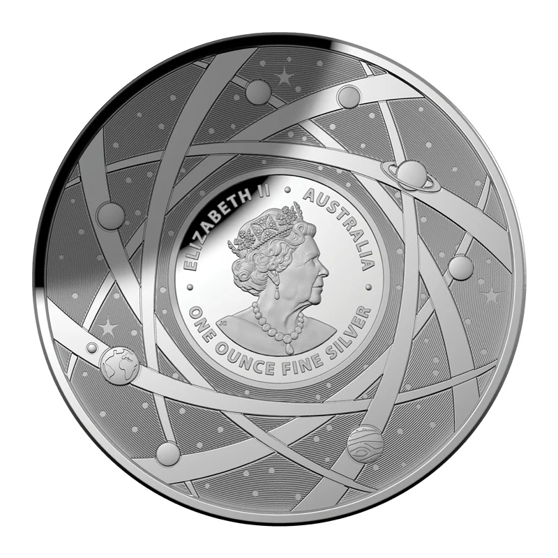 $5 2021 The Earth & Beyond - The Milky Way Domed Silver Proof - Image 3