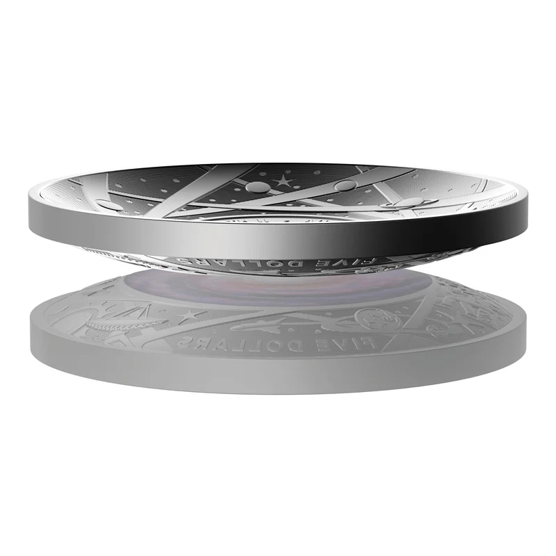 $5 2021 The Earth & Beyond - The Milky Way Domed Silver Proof - Image 4