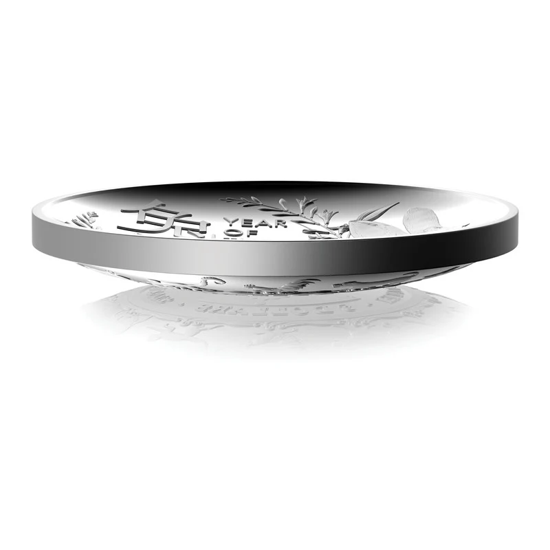 $5 2023 Year Of The Rabbit 1oz Silver Proof Domed - Image 2