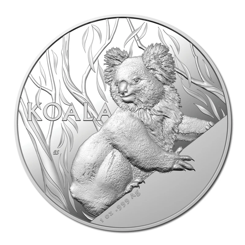 $5 2024 Koala High Relief 1oz Silver Proof - Image 2