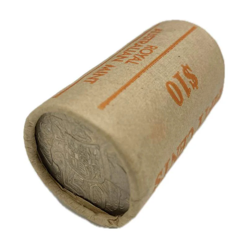 50c 1985 Coat of Arms Royal Australian Mint Roll - Image 2