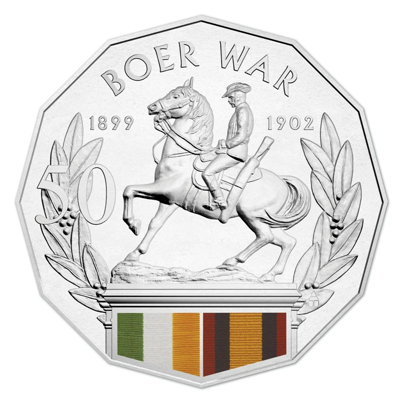 50c 2014 Australians at War - Boer War Carded UNC - Image 2