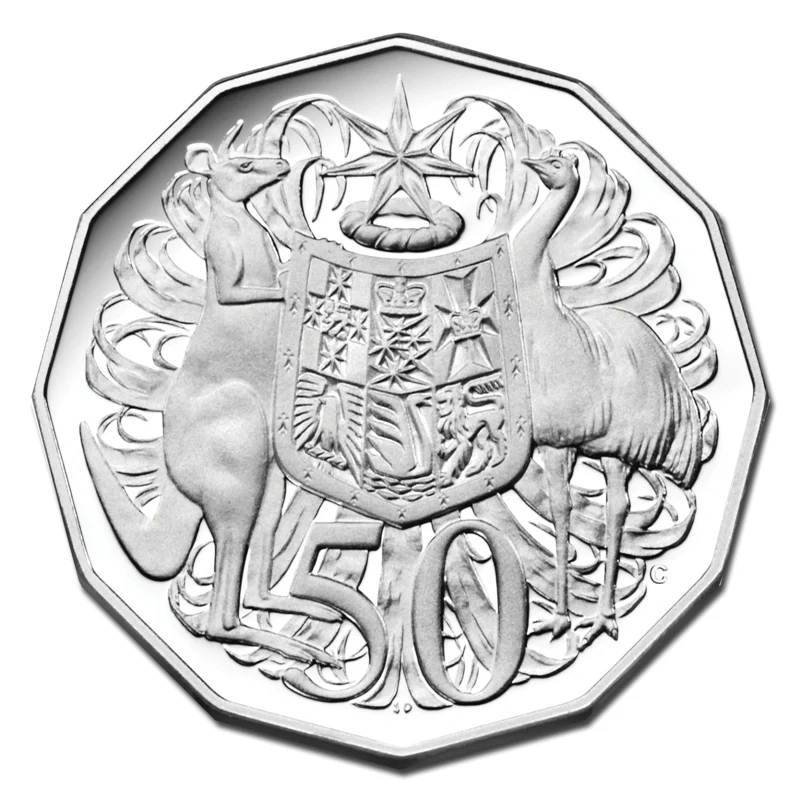 50c 1966-2015 50th Anniversary of the Royal Australian Mint 2 Coin Set - Image 4
