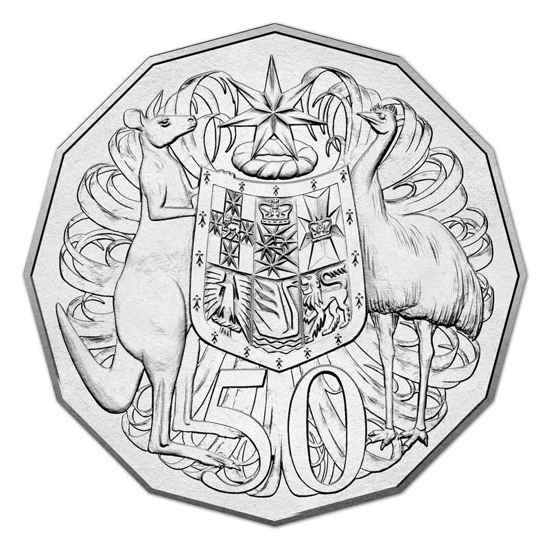 50c 2016 50th Anniversary Decimal Currency MINT ROLL - Image 4