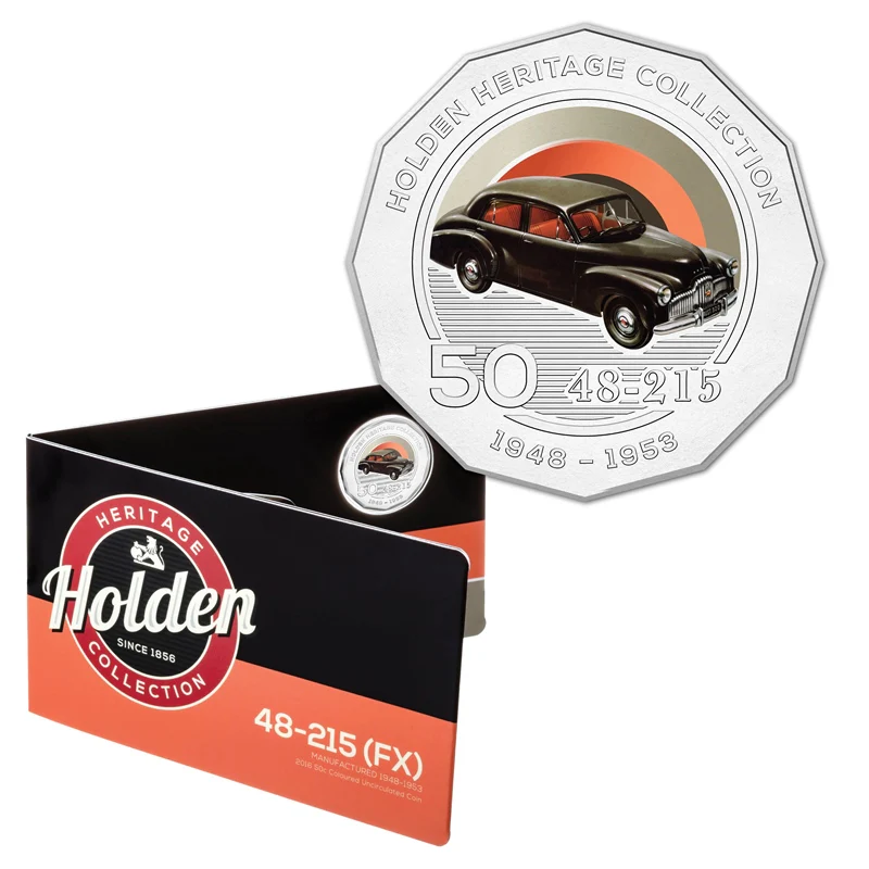 50c 2016 Holden Heritage Collection of 11 Coins - WITH TIN - Image 2