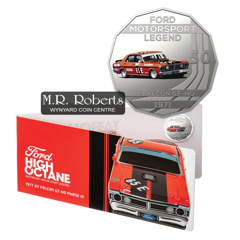 50c 2018 Ford High Octane 6 Coin Collection with Tin - Image 3
