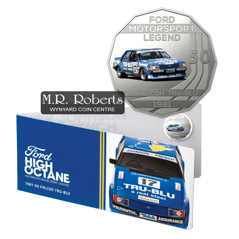 50c 2018 Ford High Octane 6 Coin Collection with Tin - Image 5