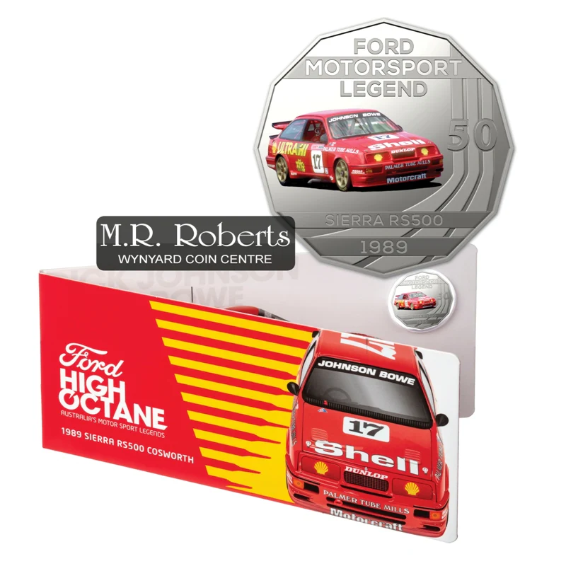 50c 2018 Ford High Octane 6 Coin Collection with Tin - Image 6