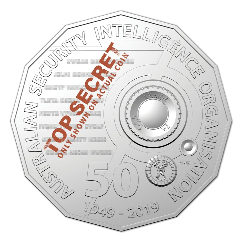 50c 2019 70 Years of ASIO UNC - Image 2
