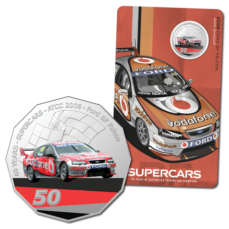 50c 2020 Australian Touring Cars 9 Coin Set - Image 4