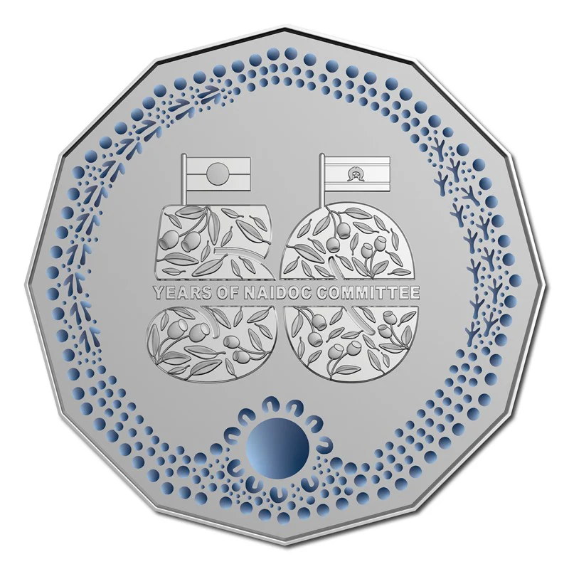 50c 2024 NAIDOC Week Coloured Frosted UNC - Image 2