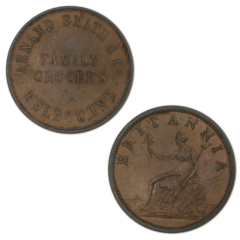 Australia ND Annand Smith & Co. Penny Token A.17 - Image 5