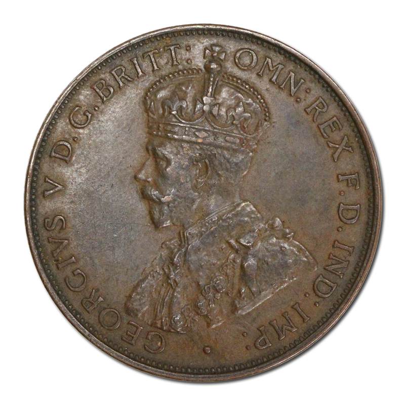 Australia (1911-36) c.1933-1936 Penny Error Full Obverse Brockage - Image 3