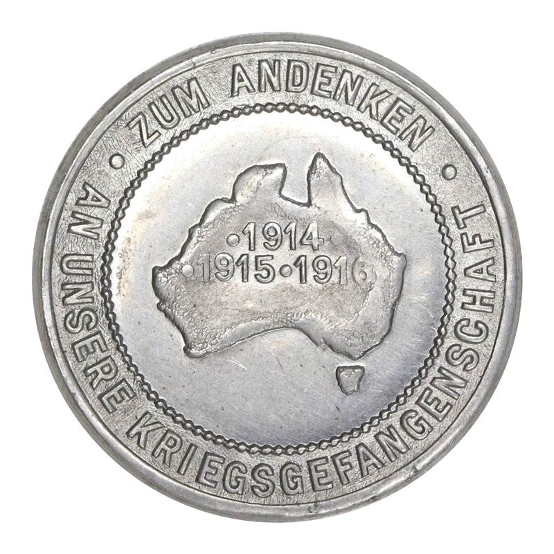 Australia 1914-16 German Concentration Camp Aluminium Token UNC - Image 3