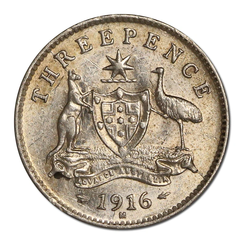 Australia 1916 Threepence nEF/EF+ - Image 2