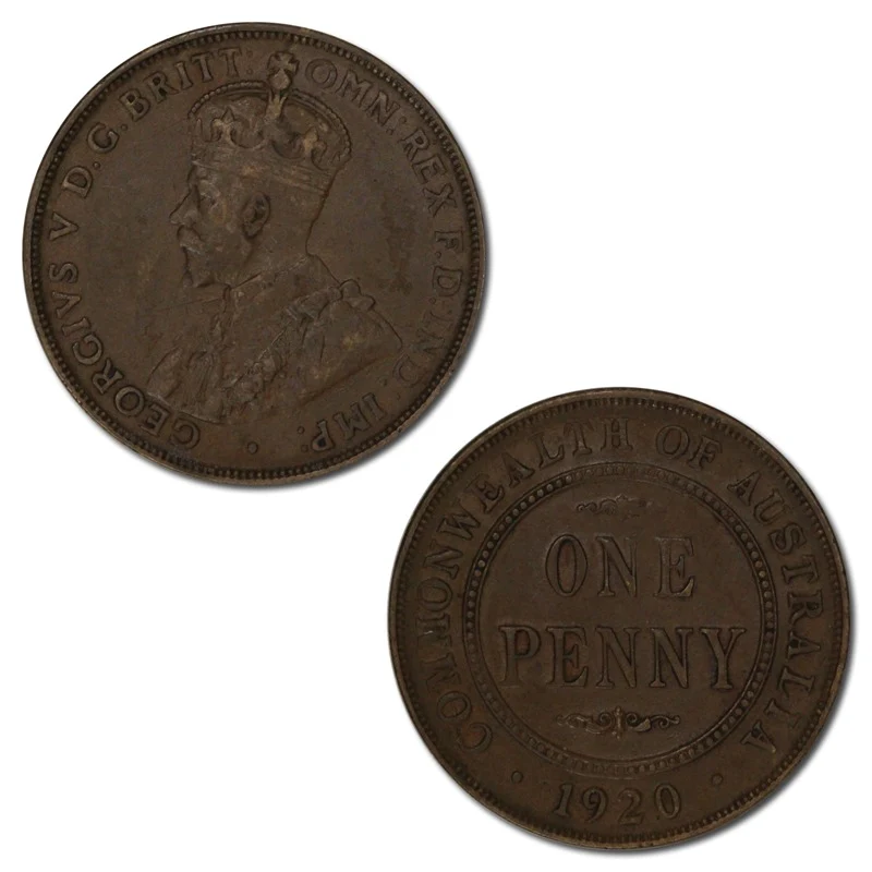Australia 1920 Plain (Indian Obverse) Penny - Image 3