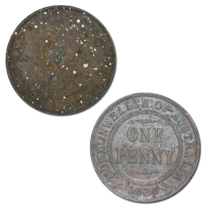 Australia 1920 Plain (London Obverse) Penny - Image 3