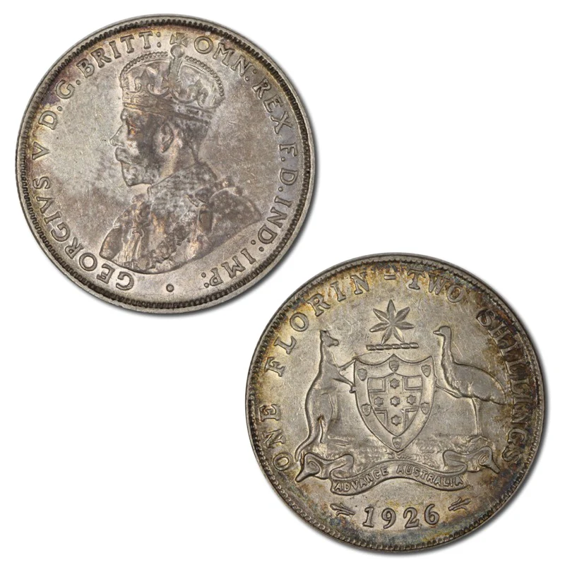 Australia 1926 Florin - Image 2