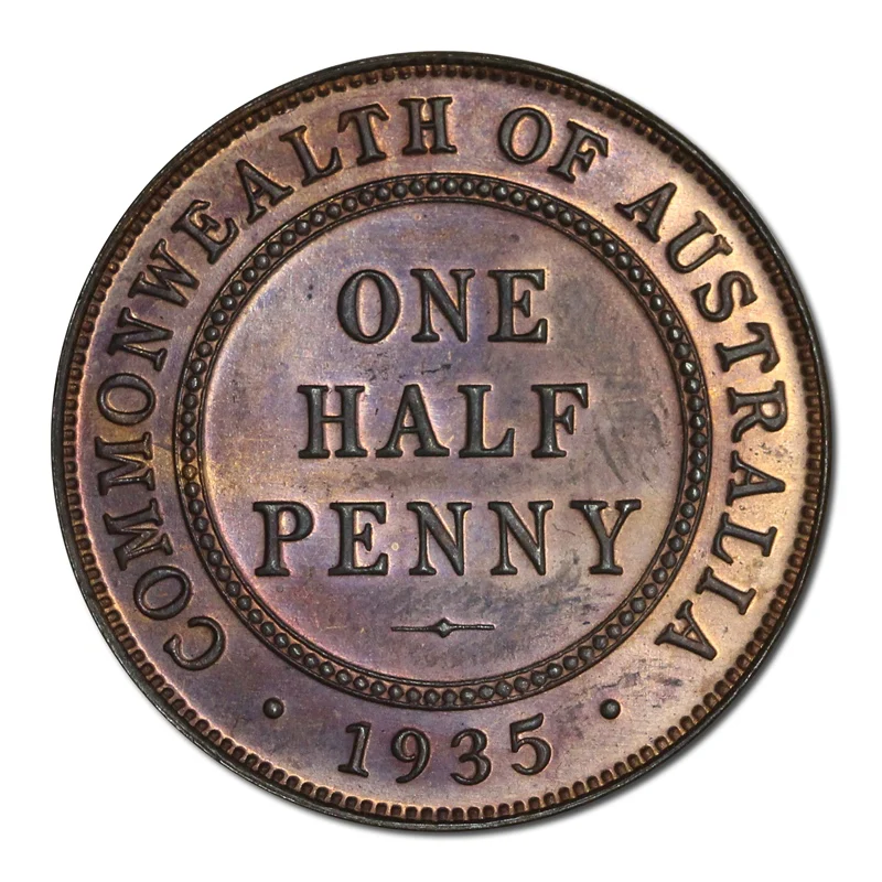 Australia 1935 Halfpenny & Penny nFDC Pair - Image 2