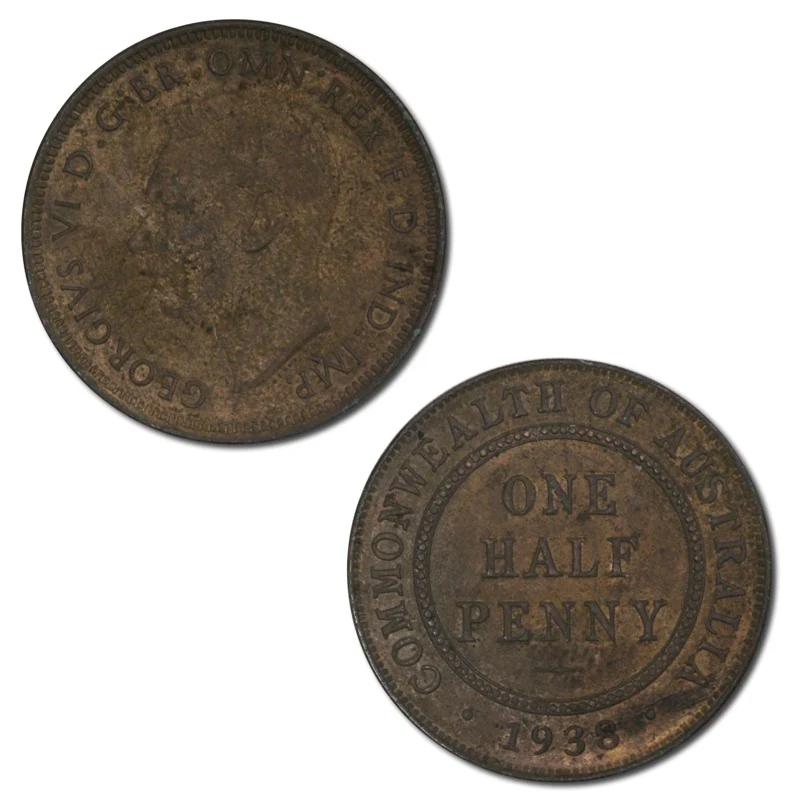 Australia 1938 Halfpenny - Image 2