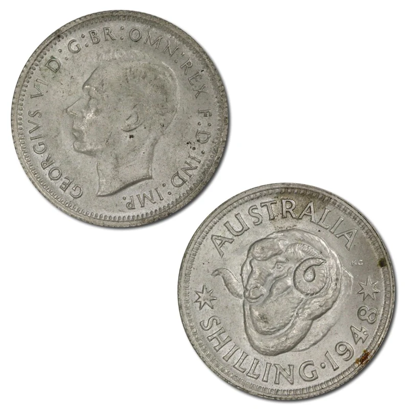 Australia 1948 Shilling - Image 2