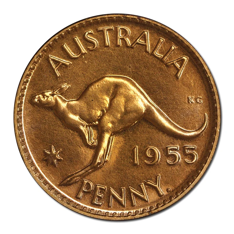 Australia 1955 Perth Mint Proof Penny - Image 2