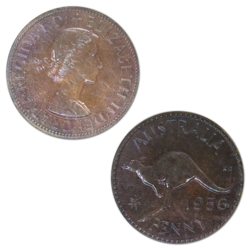Australia 1956 Melbourne Mint 5 Coin Proof Set - Image 2