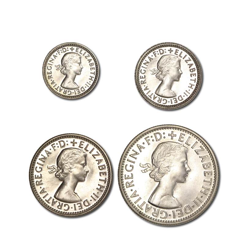 Australia 1962 Melbourne Mint 4 Coin Proof Set Cased - Image 2