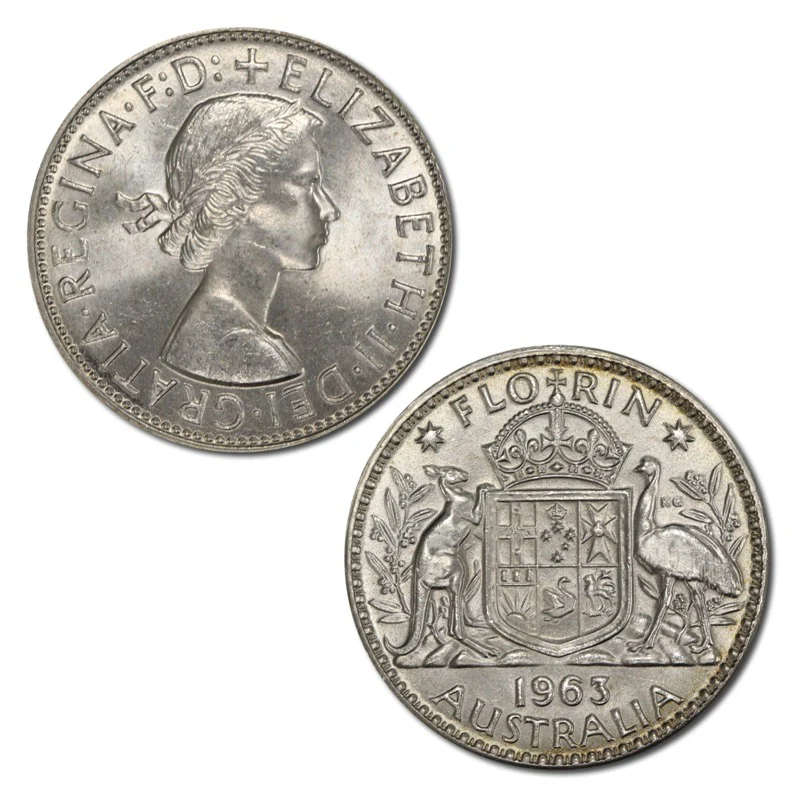 Australia 1963 Silver Florin - Image 3