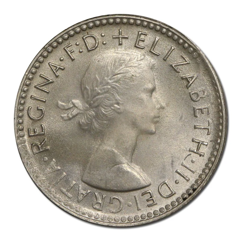 Australia 1963 Sixpence Error 50% Obverse Brockage - Image 2