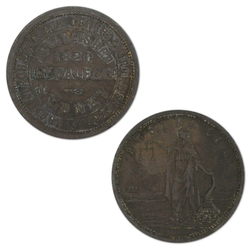 Australia ND Iredale & Co. Penny Token A.293 - Image 3