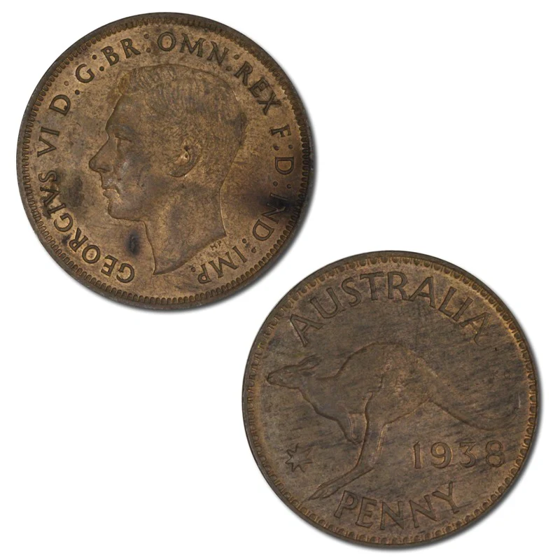Australia 1938 Melbourne Penny - Image 3