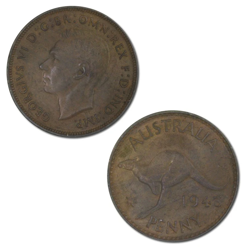 Australia 1943 Y. Perth Penny - Image 2