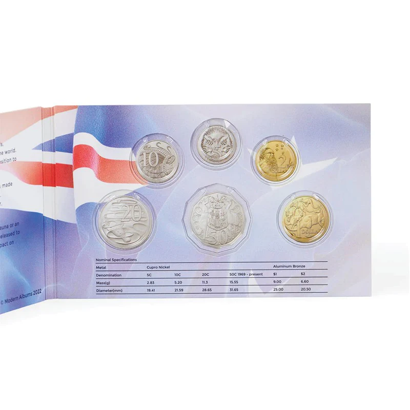 Australian Six Coin Year Set Folder - Image 3