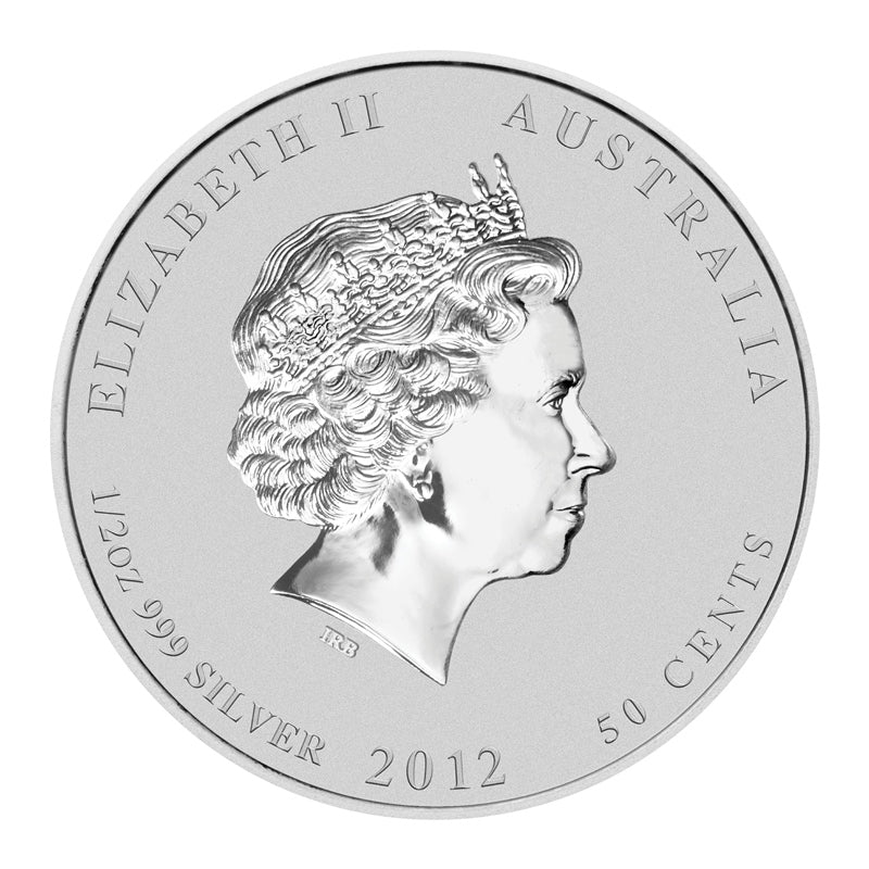 2012 Year of the Dragon 1/2oz Silver UNC - Image 2