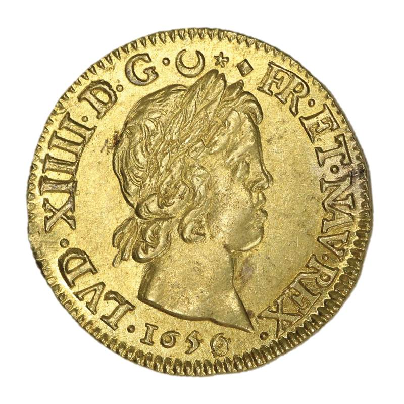 France 1650/1646 Overdate Louis XIIII D'or Gold - Image 2