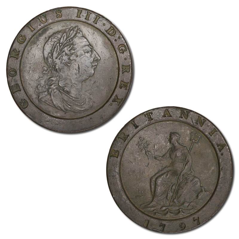 Great Britain 1797 George III Cartwheel Twopence - Image 8