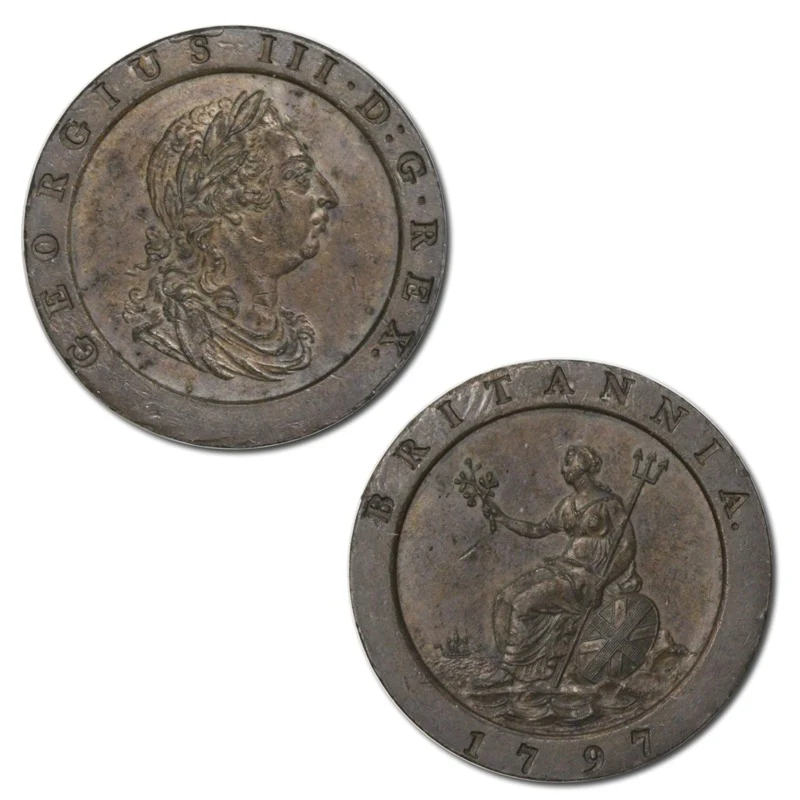 Great Britain 1797 George III Cartwheel Twopence - Image 6