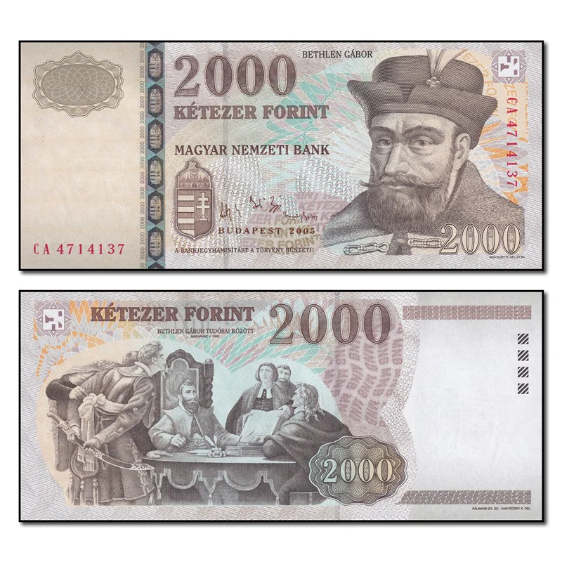 Hungary 2005 2000 Forint P.190D CFU