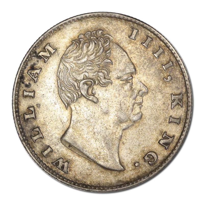 India - British, E.I.C 1835(C) Silver 1 Rupee - Image 2