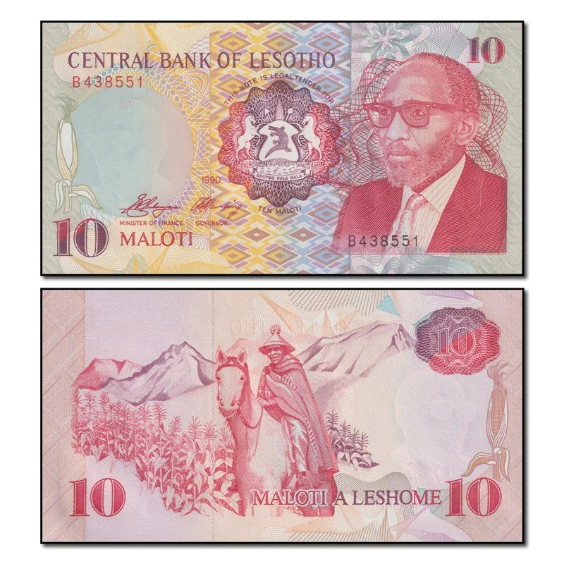 Lesotho 1990 10 Maloti P.11 CFU
