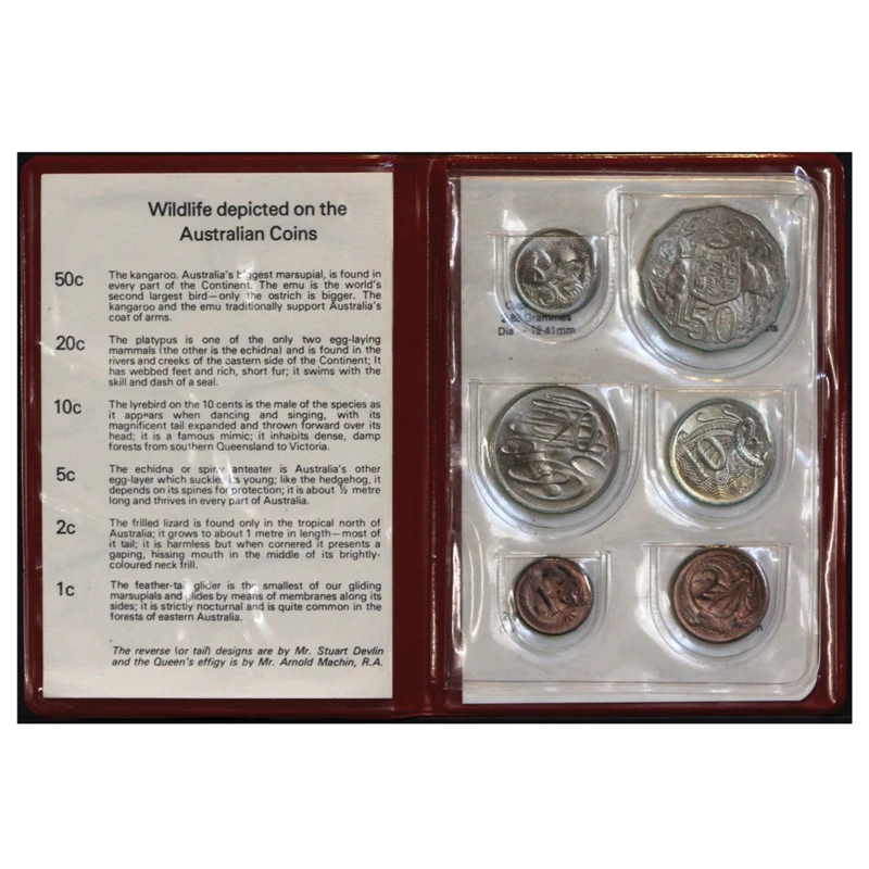1971 Mint Set Red Wallet - Image 2